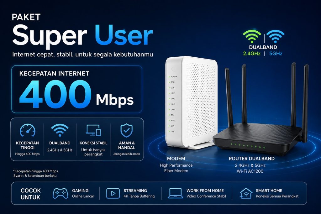 Paket Internet Only XL Satu Super user